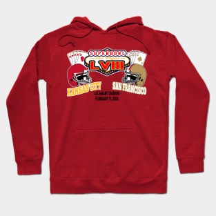 Super Bowl LVIII (Red) Hoodie